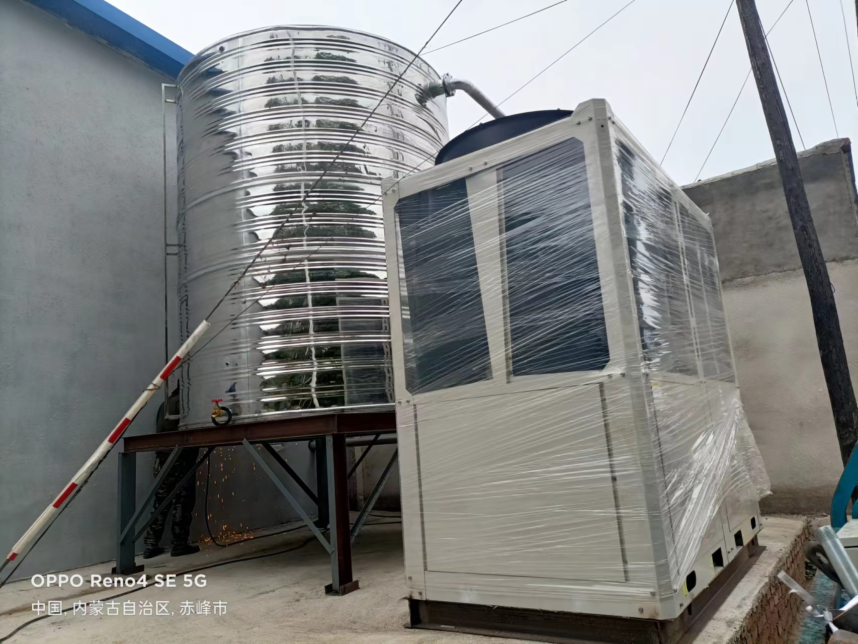 河北石家庄空气能热泵在酒店中央热水系统的应用
